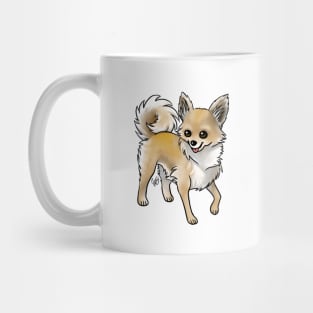 Dog - Chihuahua - Long Haired - Fawn Mug